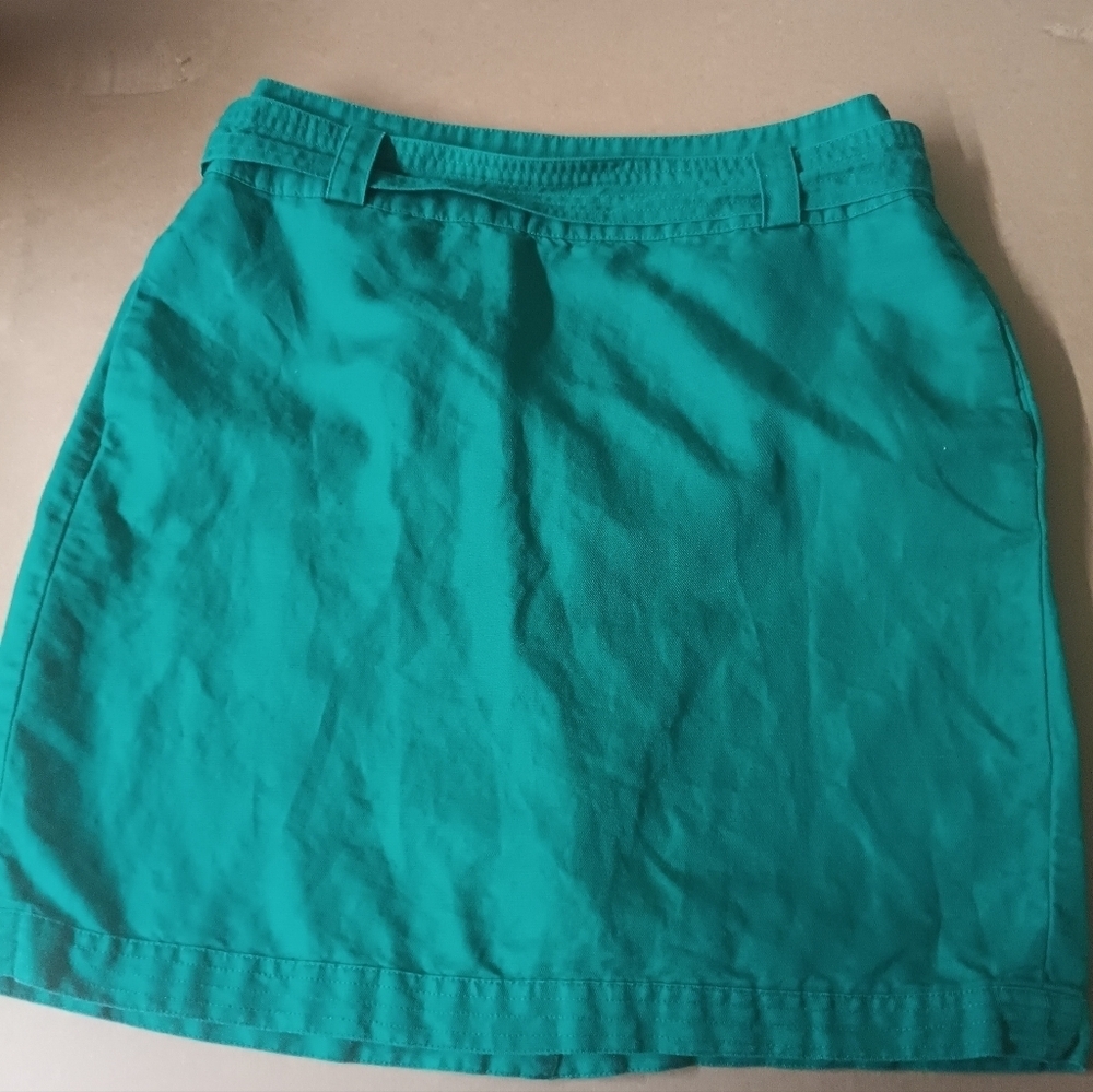 Banana Republic Vibrant Teal Mini Skirt